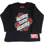 T-Shirt I only cry when ugly manches longues