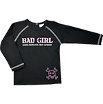 T-shirt Bad Girl manches longues
