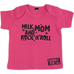 T-shirt Milk, Mom & Rock'n Roll Rose
