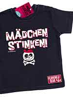 T-shirt Madchen Stinken