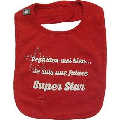 Bavoir Super Star