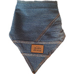 Bavoir-bandana Baby jeans