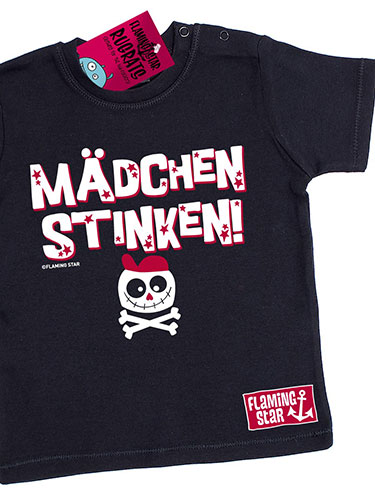 T-shirt Madchen Stinken